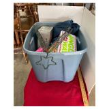 Box of Christmas Items, Puzzles, Toys