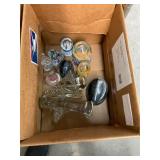 Christmas, Crystal, Snow Globes Box Lot