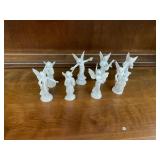 8 Porcelain Germany Dresden Angels