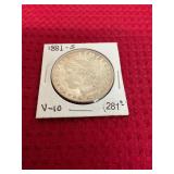 1881-S Morgan Silver Dollar