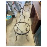 Antique Soda Parlor Chair