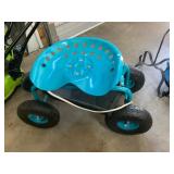 Rolling Garden Tractor Seat Cart