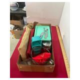 Kitchen Lot Plastic, Glass, Oven Mitts