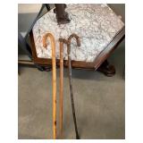 3 Antique Canes
