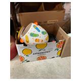Box of Porcelainware & Kitchen Tools