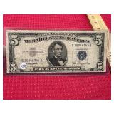 1953 Series Silver Certificate 5 Dollar
