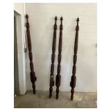4 Carved Posts
