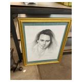 Johhny Depp Signed Portrait