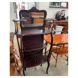 Antique Victorian Etagere Shelf 11"X28 1/2"X57"