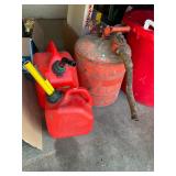 3 Gas Cans Lot