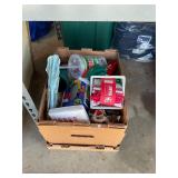Christmas Decor and Candles Box Lot