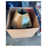 Bird Lamp Shade & Glassware Lot