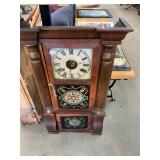 Antique Wall Clock 19"X6"X33"