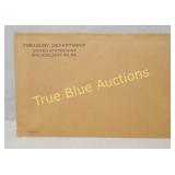 Rare 1962 U.S. Mint Envelope - Treasury Department