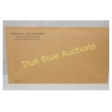 Vintage 1962 U.S. Mint Treasury Department Envelop
