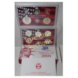 2001 United States Mint Silver Proof Set - A Colle