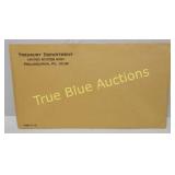 1964 U.S. Mint Treasury Department Envelope - A Pi