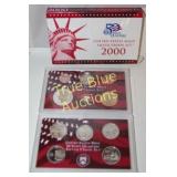 2000 United States Mint Silver Proof Quarter Set -