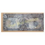 Rare 1896 $5 Silver Certificate - Historical Ameri