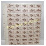 Vintage 1960 Pony Express Stamp Sheet - A Collecto