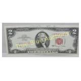 Rare 1953 Two Dollar Bill - A Collector