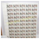 Vintage Horseback Riding Stamp Sheet - A Collector