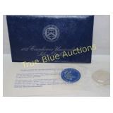 1973 Uncirculated Eisenhower Silver Dollar Set - A