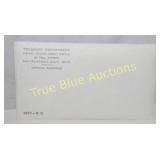 Vintage 1971 Official Correspondence from the U.S.