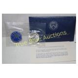 Rare Uncirculated 1972 Eisenhower Silver Dollar Co