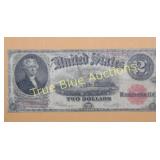 Rare Collection of Vintage Two Dollar Bills - Hist