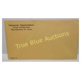 1964 U.S. Mint Treasury Department Envelope - A Pi