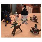 Collection of Snowman Figures and Christmas Tree D