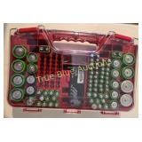 Battery Daddy Storage Case with Assorted Batteries