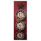 USA-Themed Decorative Plate Set