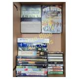 WWII and Classic Movie DVD Collection with Cassett