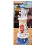 Nautical-Themed Lighthouse Decor with Lobster Acce