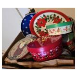 Holiday-Themed Serving Trays and Tins