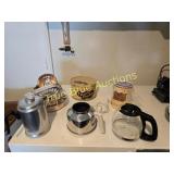 Vintage Coffee Pots and Bakeware Set
