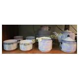 Vintage Iridescent Tea Set