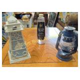 Vintage Lanterns and Oil Set