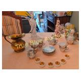 Elegant Vintage Tea Set with Decorative Accents