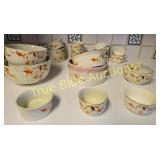 Charming Vintage Dinnerware Set with Floral Design