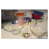 Vintage Kitchenware Collection: Glass Bowls, Blend