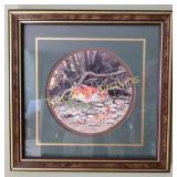 Framed Fox Wildlife Artwork by Turner