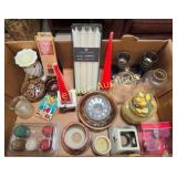 Trails End Popcorn Tin with Candle Collection