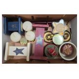 Decorative Candle and Holder Set