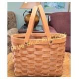 Handwoven Wooden Basket