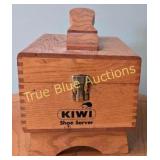 Vintage Kiwi Shoe Server with Original Contents -