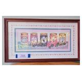 Charming Vintage Jar Art Print - A Delightful Homa