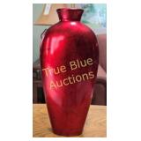 Glossy Red Decorative Vase